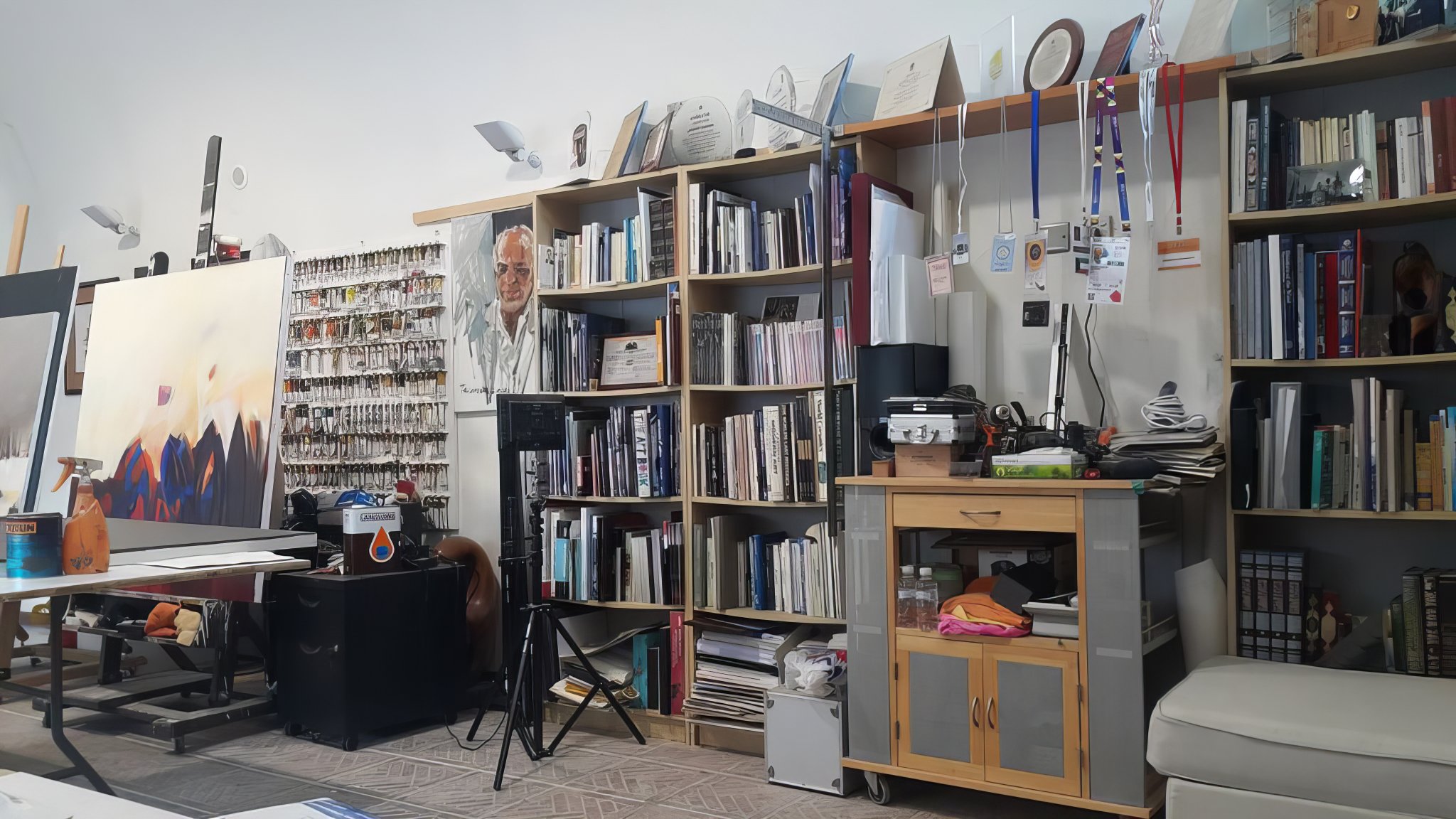 The Studio — Library & Works